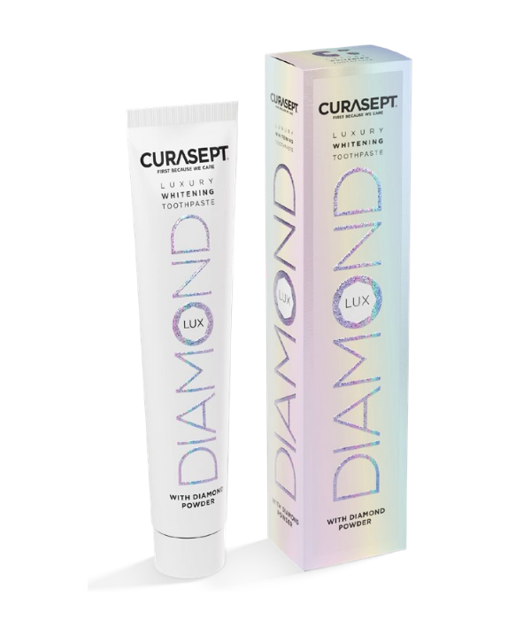 Curasept Luxury Whitening Diamond zobna pasta z diamantnim prahom